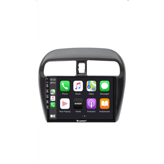 Navigation til Mitsubishi Mirage 2012-2018 | CarPlay | Android Auto | WIFI | Bluetooth | QLED | XR4