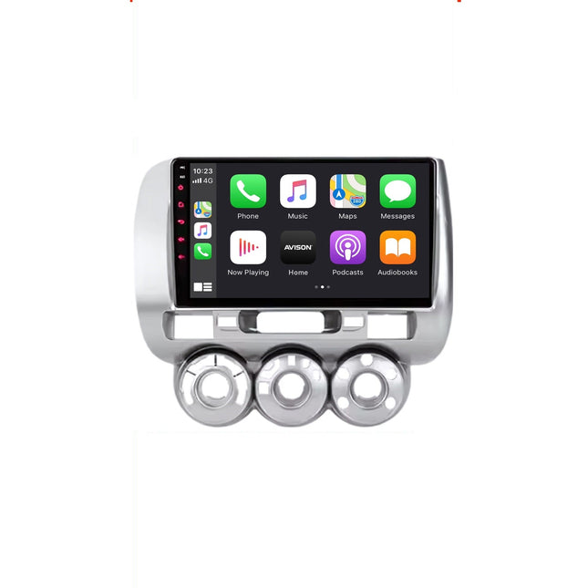 Navigation til Honda Fit Jazz Stad 2002-2007 | CarPlay | Android Auto | WIFI | Bluetooth | QLED | XR4