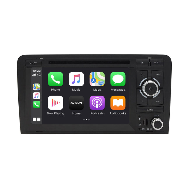 Navigation til Audi A3 | Carplay | Android | DAB | Bluetooth | WIFI | 64 GB | DVD