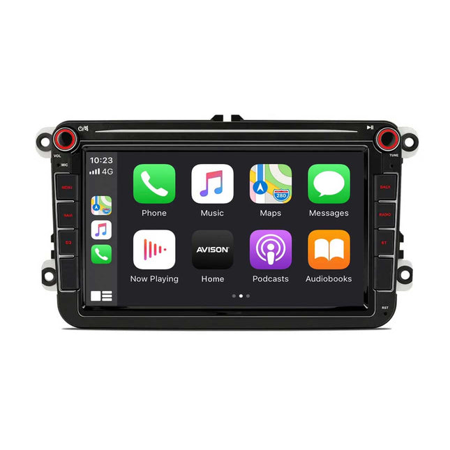 Navigation til VW Seat & Skoda 8 tommer | Carplay | Android | DAB | Bluetooth | WIFI