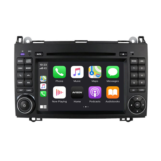 Navigation til Mercedes 7" | Carplay | Android | DAB | Bluetooth | 64GB