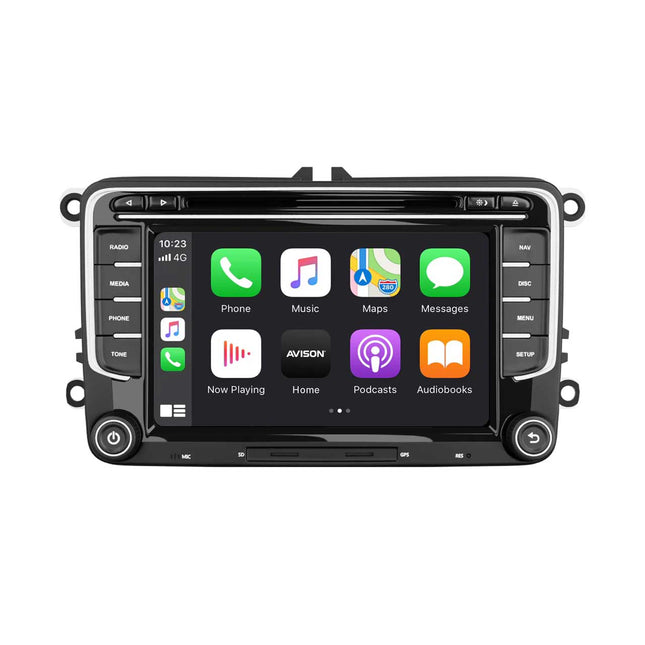 Navigation til VW Seat & Skoda 7" | Carplay | Android | WIFI | DAB+ | 128GB