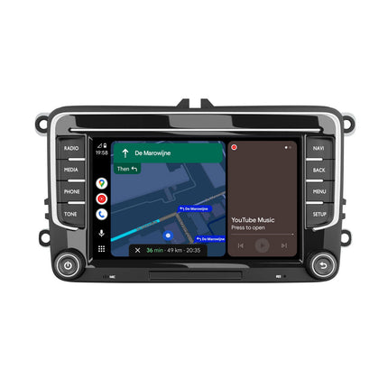 CarPlay & Android Navigation til VW Seat & Skoda 7" | 64 GB | DAB | 8 CORE