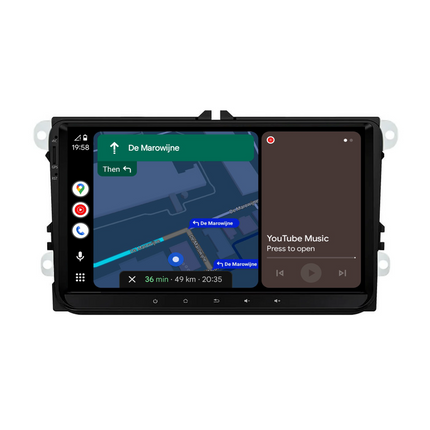 Navigation til VW Seat & Skoda | Carplay Wireless | Android Auto | DAB+ | Android | 64 GB