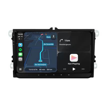 Navigation til VW Seat & Skoda | Carplay Wireless | Android Auto | DAB+ | Android | 64 GB