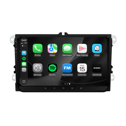 Navigation til VW Seat & Skoda | Carplay Wireless | Android Auto | DAB+ | Android | 64 GB