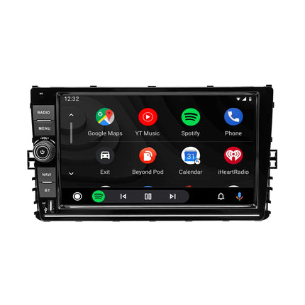 Navigation til Volkswagen MQB 9" med drejeknapper | Carplay | Android Auto | Bluetooth | DAB