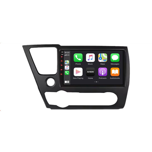 Navigation til Honda Civic 2013-2016 | CarPlay | Android Auto | WIFI | Bluetooth | QLED | XR4