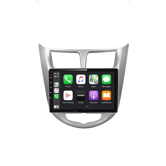 Navigation til Hyundai Accent 2010-2017 | CarPlay | Android Auto | WIFI | Bluetooth | QLED | XR4