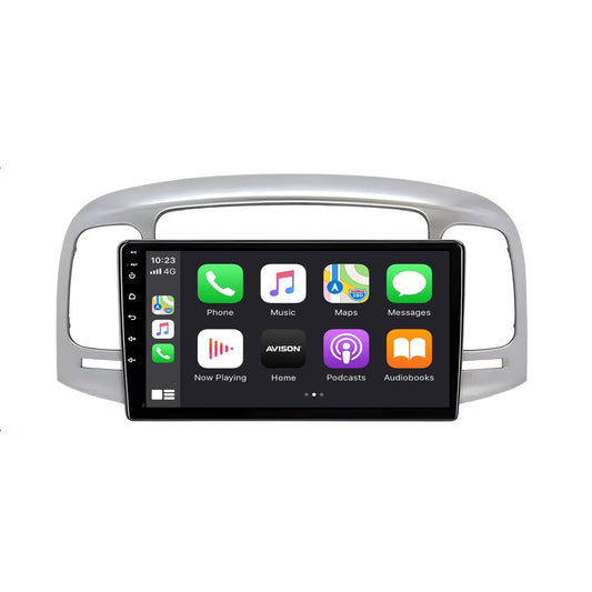 Navigation til Hyundai Accent 3 2006-2011 | CarPlay | Android Auto | WIFI | Bluetooth | QLED | XR4