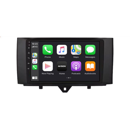 Navigation til Mercedes Benz Smart Fortwo 451 2010-2015 | CarPlay | Android Auto | WIFI | Bluetooth | QLED | XR4