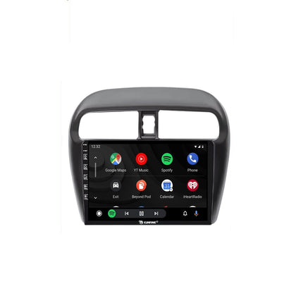 Navigation til Mitsubishi Mirage 2012-2018 | CarPlay | Android Auto | WIFI | Bluetooth | QLED | XR4