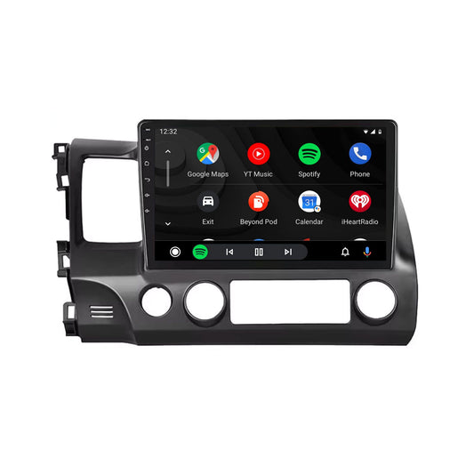 Navigation til Honda Civic 2006-2011 | CarPlay | Android Auto | WIFI | Bluetooth | QLED | XR4