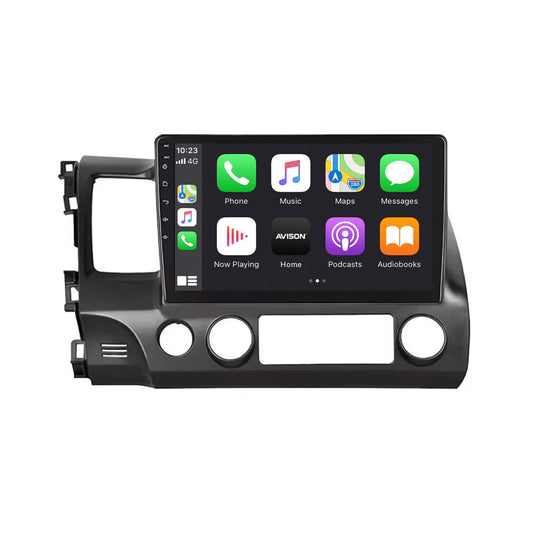 Navigation til Honda Civic 2006-2011 | CarPlay | Android Auto | WIFI | Bluetooth | QLED | XR4