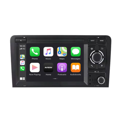 Navigation til Audi A3 | Carplay | Android | DAB | Bluetooth | WIFI | Slim