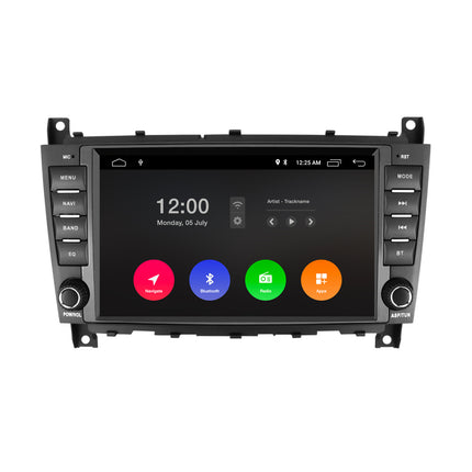 Navigation til Mercedes W203 W209 CLS CLK | Carplay | Android | DAB | Bluetooth