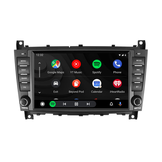 Navigation til Mercedes W203 W209 CLS CLK | Carplay | Android | DAB | Bluetooth