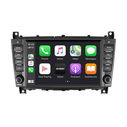Navigation til Mercedes W203 W209 CLS CLK | Carplay | Android | DAB | Bluetooth