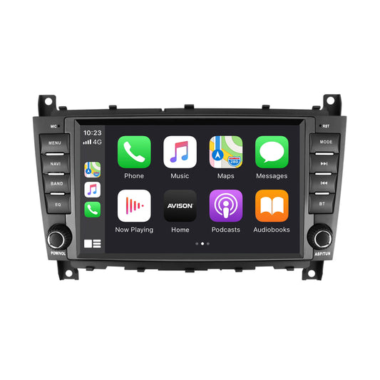 Navigation til Mercedes W203 W209 CLS CLK | Carplay | Android | DAB | Bluetooth