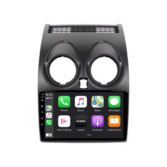 Navigation til Nissan Qashqai J10 | Carplay | Android | DAB+ | Bluetooth | WIFI | XR4