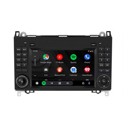 Navigation til Mercedes 7" | Carplay | Android Auto | DAB+ | Bluetooth