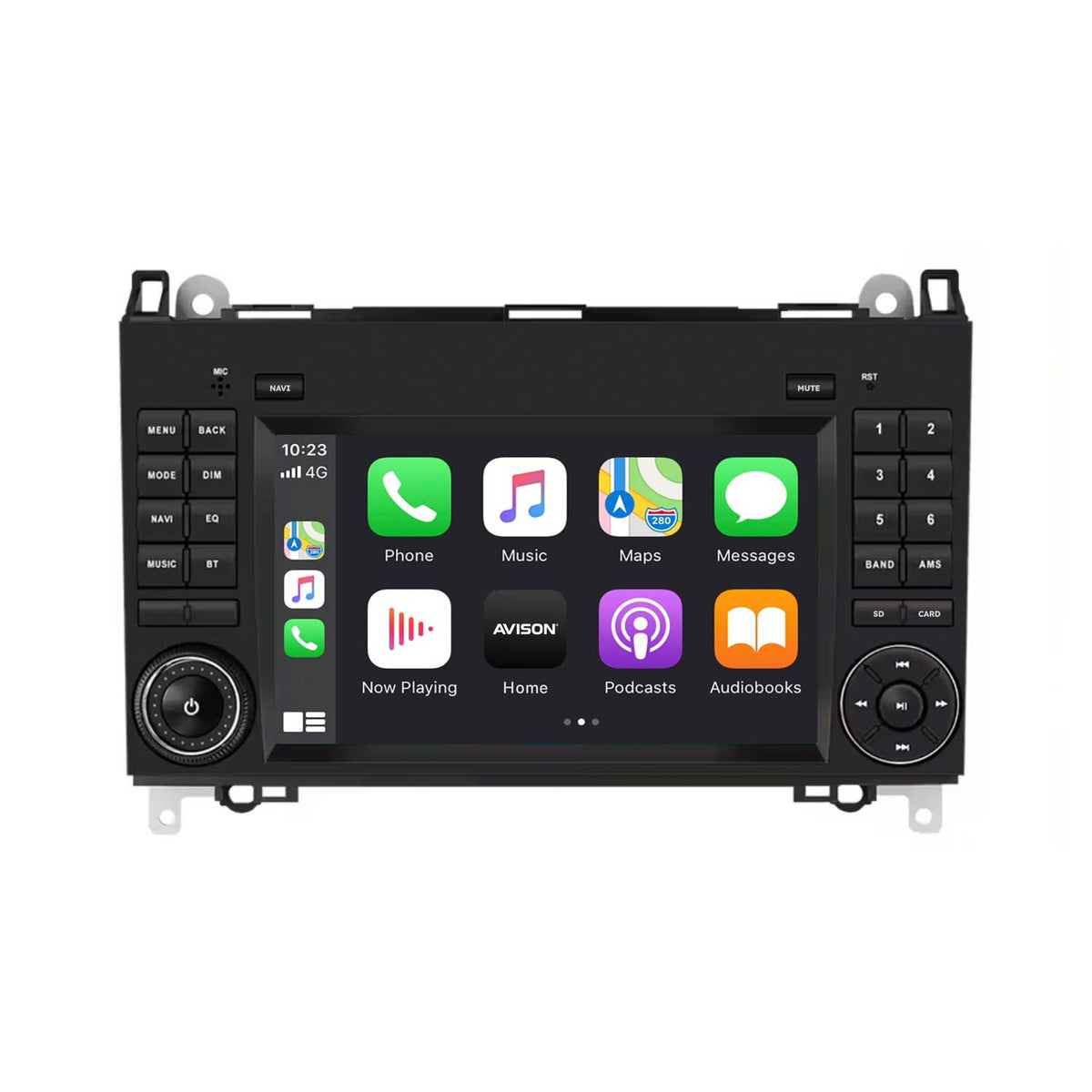 Navigation til Mercedes 7" | Carplay | Android Auto | DAB+ | Bluetooth