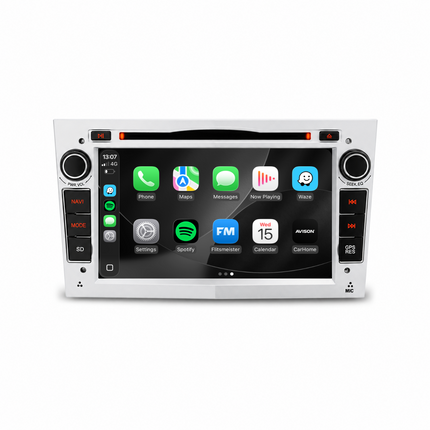 Navigation til Opel Silver 7" | Carplay | Android | DAB+ | Bluetooth | WIFI | CD