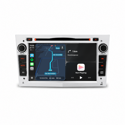 Navigation til Opel Silver 7" | Carplay | Android | DAB+ | Bluetooth | WIFI | CD