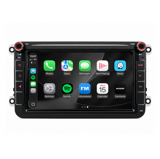 Navigation til VW Seat & Skoda 8 tommer | Carplay | Android | DAB+ | Bluetooth | WiFi | AVN-R522