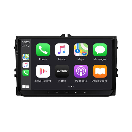 Navigation til VW Seat & Skoda | Carplay Wireless | Android Auto | DAB+ | Android | 64 GB