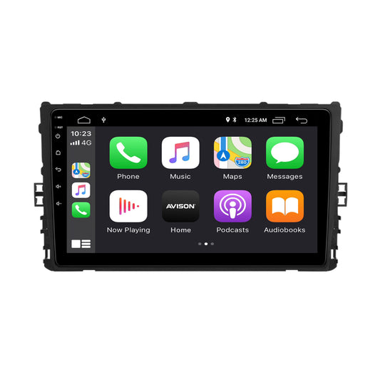 Navigation til Volkswagen med MIB fit 9" | Carplay | Android Auto | Bluetooth | DAB