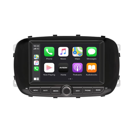 Navigation til Fiat 500X | Carplay | Android | DAB+ | Bluetooth | WIFI