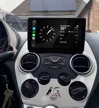 Navigation til Ford Ka 2008-2016 | CarPlay | Android Auto | WIFI | Bluetooth | QLED