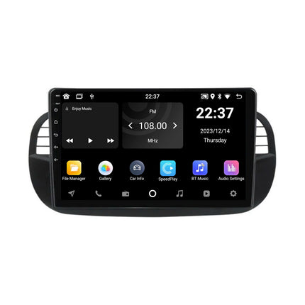 Navigation til Fiat 500 | Fuld touch | CarPlay | Android | Dab | Bluetooth | Sort | XR4