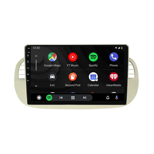 Navigation til Fiat 500 | Full Touch | Carplay | Android | DAB | Bluetooth | Hvid | XR4