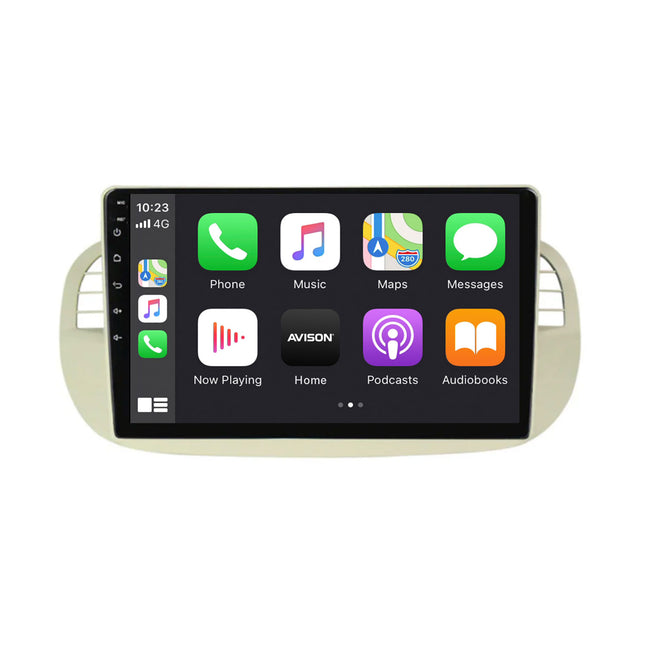 Navigation til Fiat 500 | Full Touch | Carplay | Android | DAB | Bluetooth | Hvid | XR4