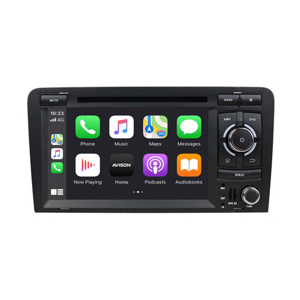Navigation til Audi A3 | Carplay | Android | DAB | Bluetooth | WIFI