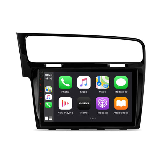 Navigation til VW Golf 7 | Carplay | Android | DAB | Bluetooth | 64 GB | Sort