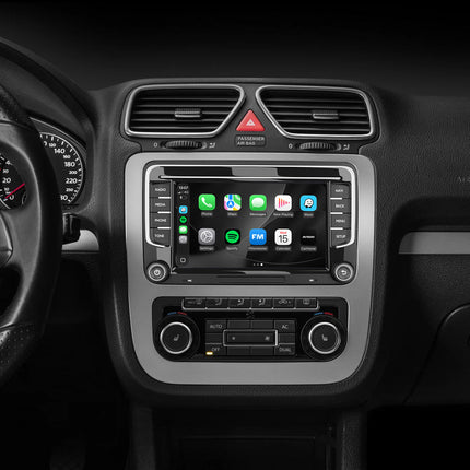 CarPlay & Android Navigation til VW Seat & Skoda 7" | 64 GB | DAB | 8 CORE