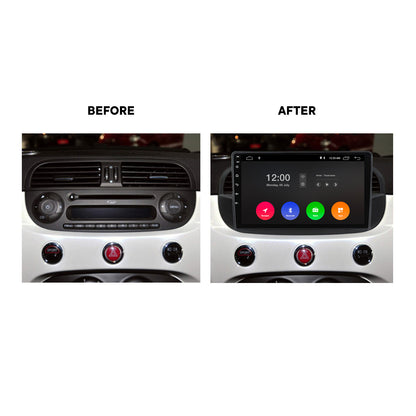 Navigation til Fiat 500 | CarPlay | Android Auto | DAB+ | Bluetooth
