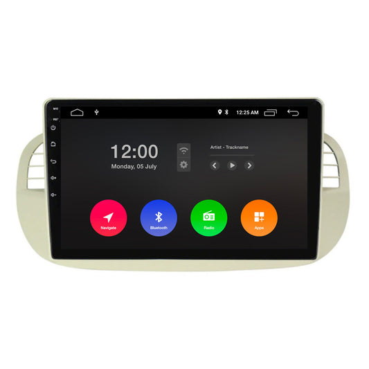 Navigation til Fiat 500 | CarPlay | Android Auto | DAB+ | Bluetooth
