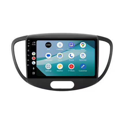 Navigation til Hyundai I10 2007-2013 | CarPlay | Android Auto | WIFI | Bluetooth | QLED | XR6