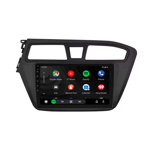 Navigation til Hyundai I20 2015-2017 | CarPlay | Android Auto | WIFI | Bluetooth | QLED | XR4