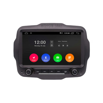 Navigation til Jeep Renegade 2015-2020 | CarPlay | Android Auto | WIFI | Bluetooth | QLED