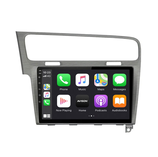 Golf 7 CarPlay Android Auto Bilstereo Børstet Grå