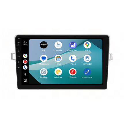 Navigation til Toyota Verso 2009-2018 | CarPlay | Android Auto | WIFI | Bluetooth | QLED | XR6