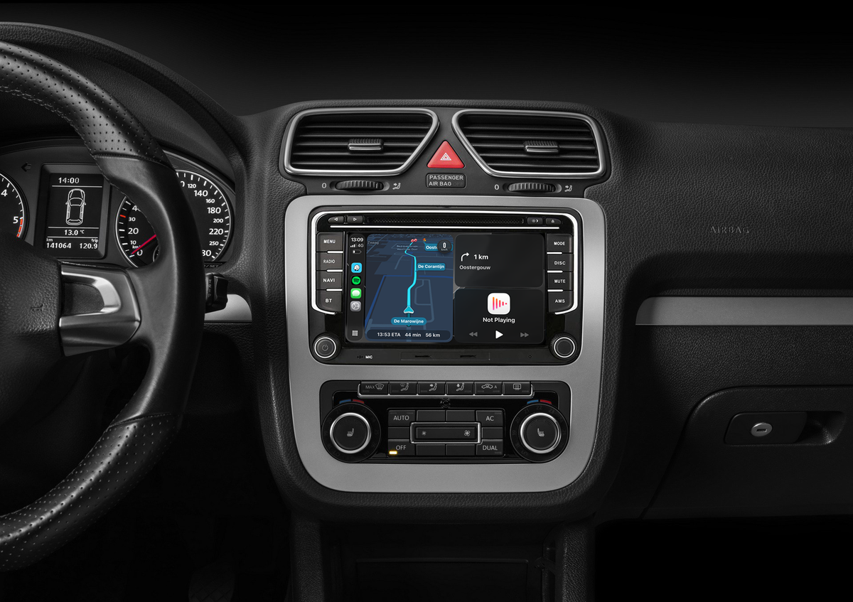 Navigation til VW Seat & Skoda 7" | Carplay | Android | WIFI | DAB+ | 128GB