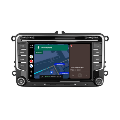 Navigation til VW Seat & Skoda 7" | Carplay | Android | WIFI | DAB+ | 128GB