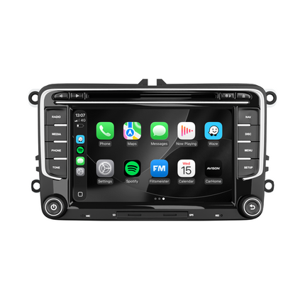Navigation til VW Seat & Skoda 7" | Carplay | Android | WIFI | DAB+ | 128GB