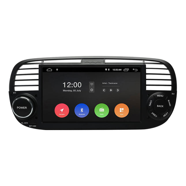 Navigation til Fiat 500 | CarPlay | Android Auto | DAB+ | Bluetooth
